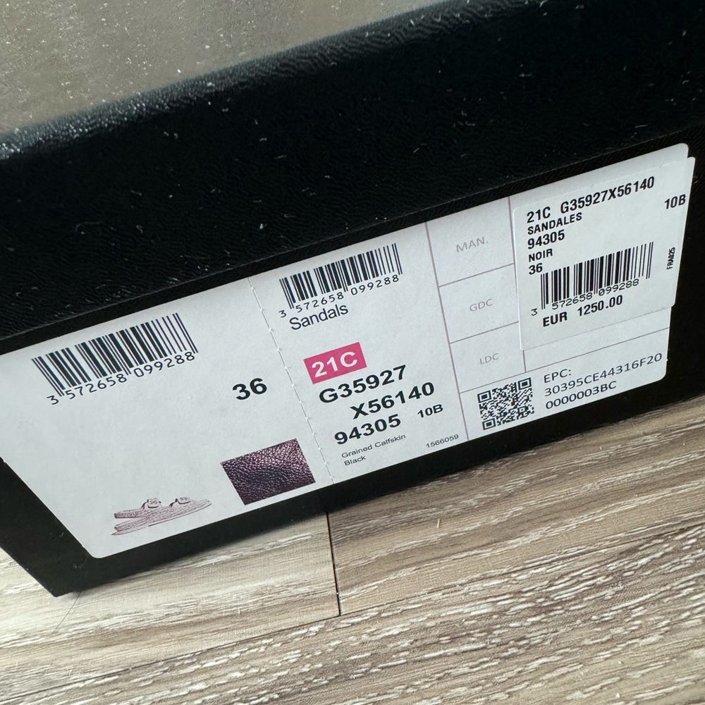 21C CHANEL Dad sandal BLACK 36 - Picture 6 of 6